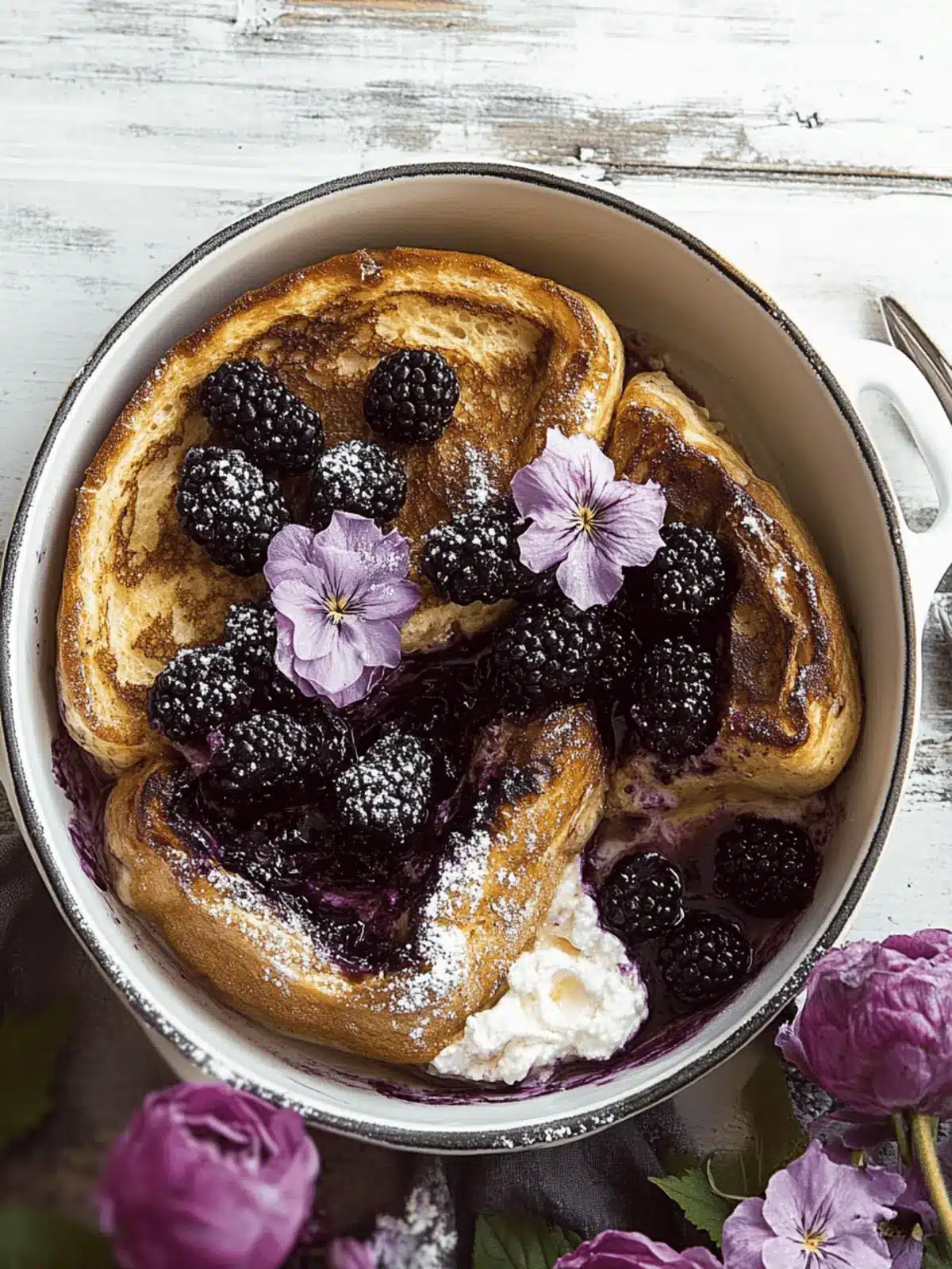 Indulgent Baked Blackberry Ricotta French Toast to Dazzle Your Brunch 5 Baked Blackberry Ricotta French Toast