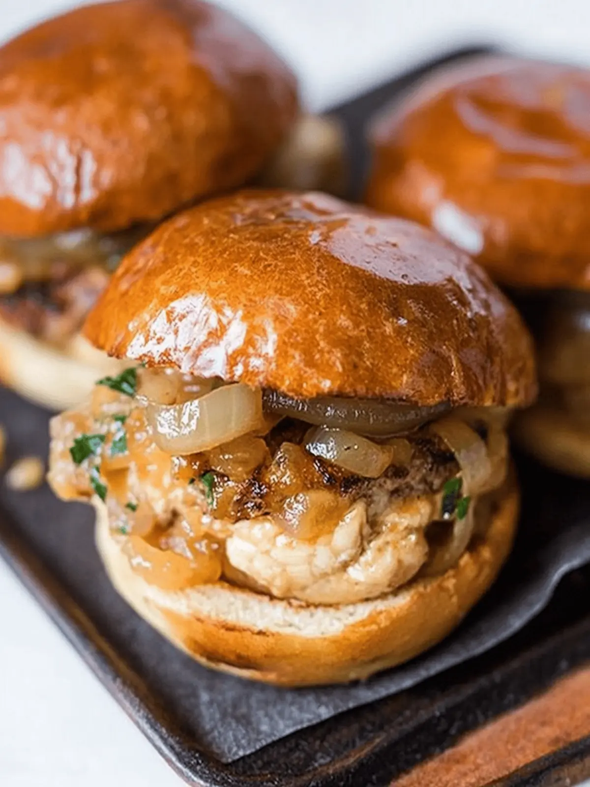 Juicy Apple Butter Onion Chicken Burgers You're Craving Today 3 Apple Butter Onion Chicken Burgers