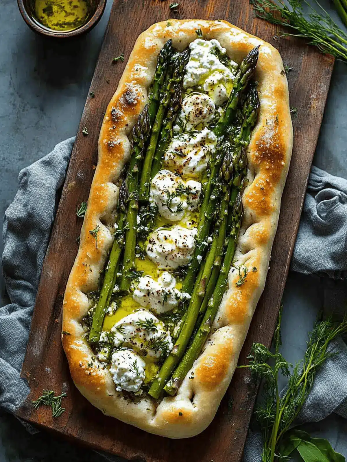 Quick Asparagus and Ricotta Flatbread for Delicious Dinner Nights 4 Asparagus and Ricotta Flatbread