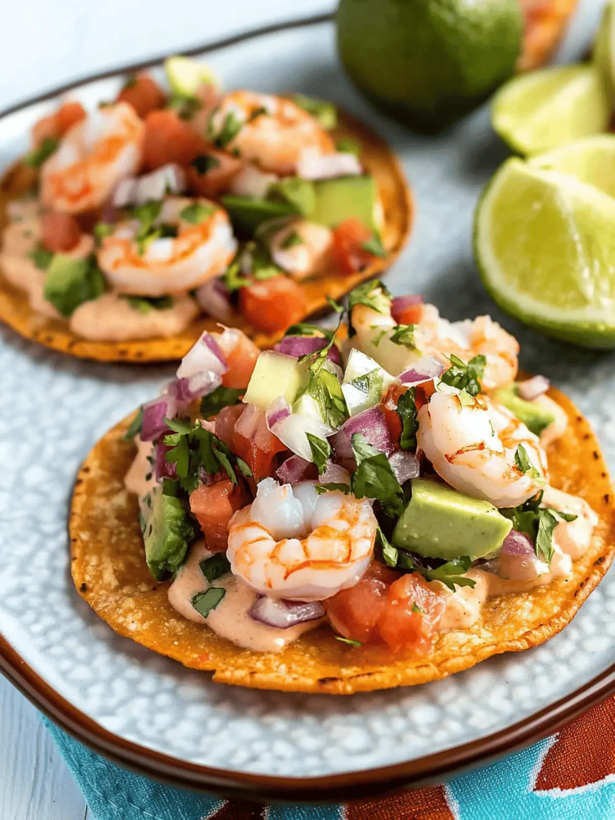 Zesty Shrimp Ceviche Tostadas for a Refreshing Summer Feast 5 Shrimp Ceviche Tostadas