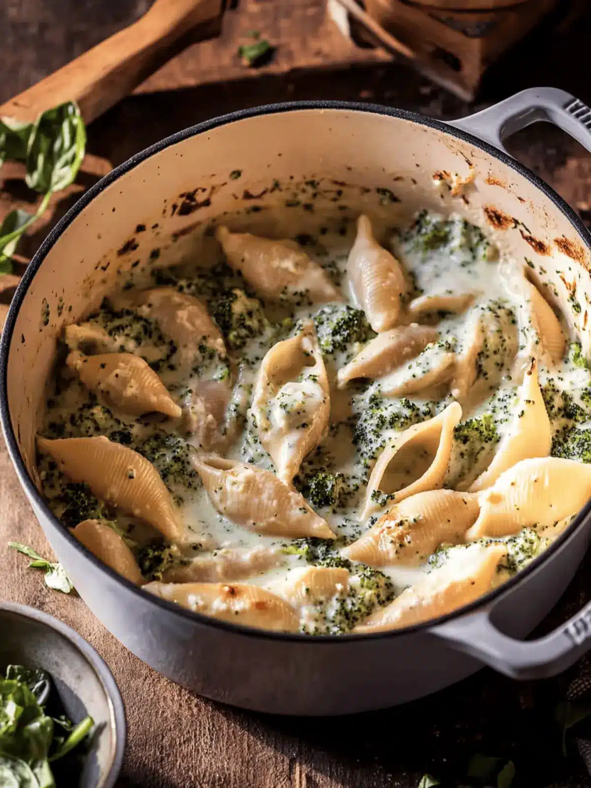 One Pot Spinach Broccoli Ricotta Stuffed Shells You’ll Love 4 One Pot Spinach Broccoli Ricotta Stuffed Shells