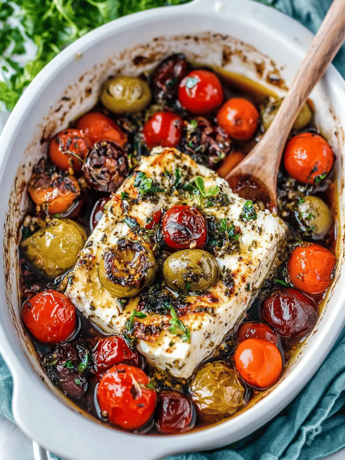 Savory Mediterranean Baked Feta in 20 Minutes or Less 4 Mediterranean Baked Feta