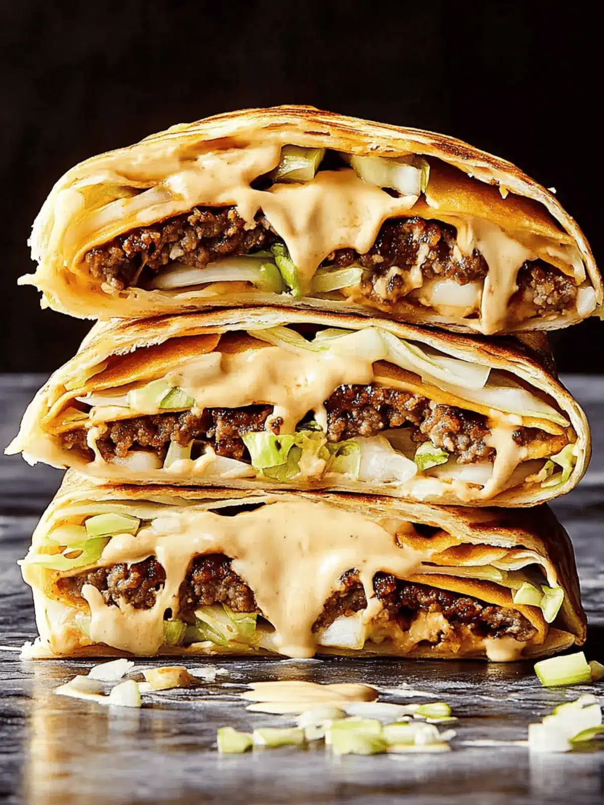 Big Mac Crunchwrap: Your Favorite Fast-Food at Home 3 Big Mac Crunchwrap