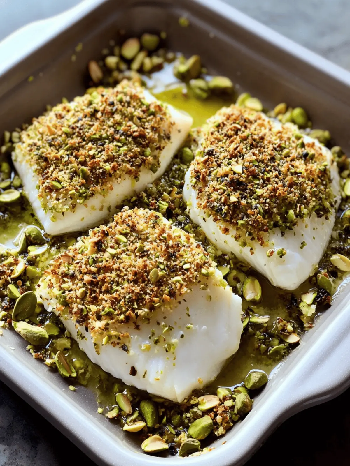 Pistachio Crusted Halibut: A Gourmet Dinner Made Easy 5 Pistachio Crusted Halibut