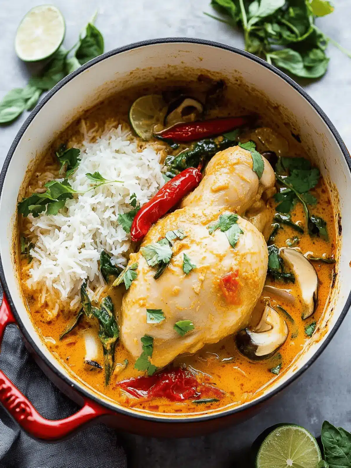 Whole Coconut Curry Chicken: Comfort in One Flavor-Packed Pot 3 Whole Coconut Curry Chicken