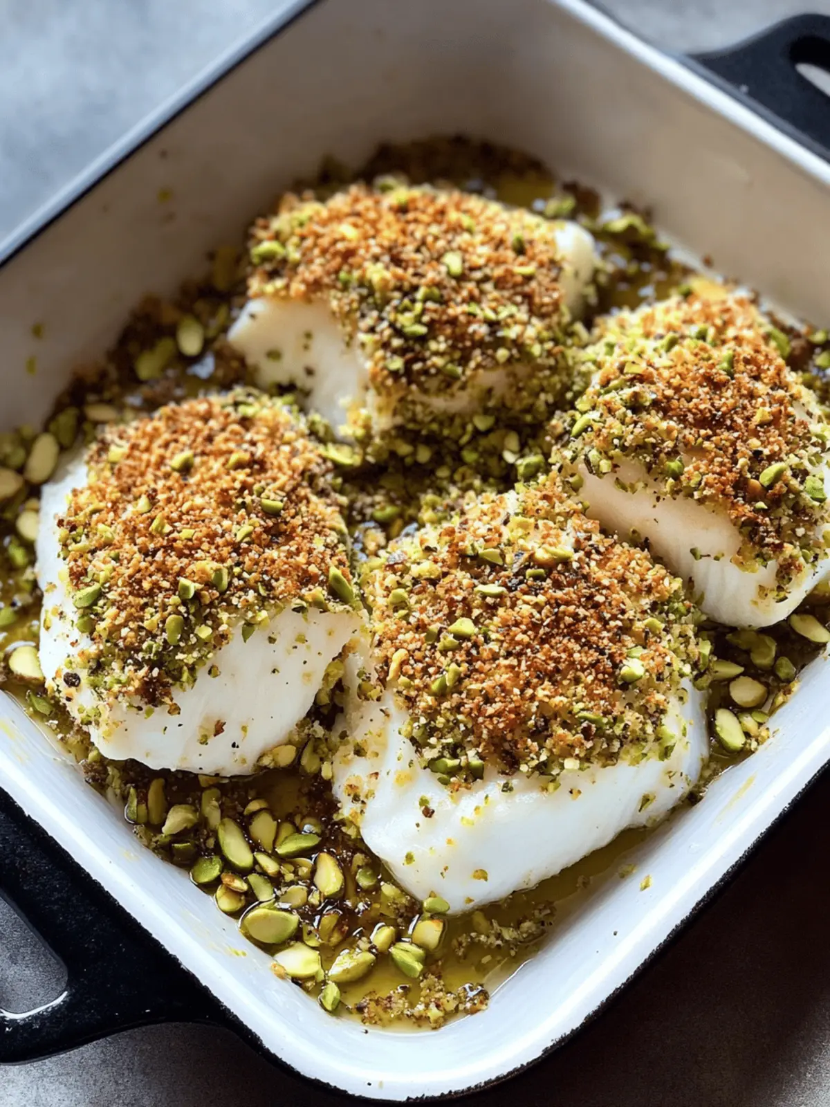 Pistachio Crusted Halibut: A Gourmet Dinner Made Easy 2 Pistachio Crusted Halibut