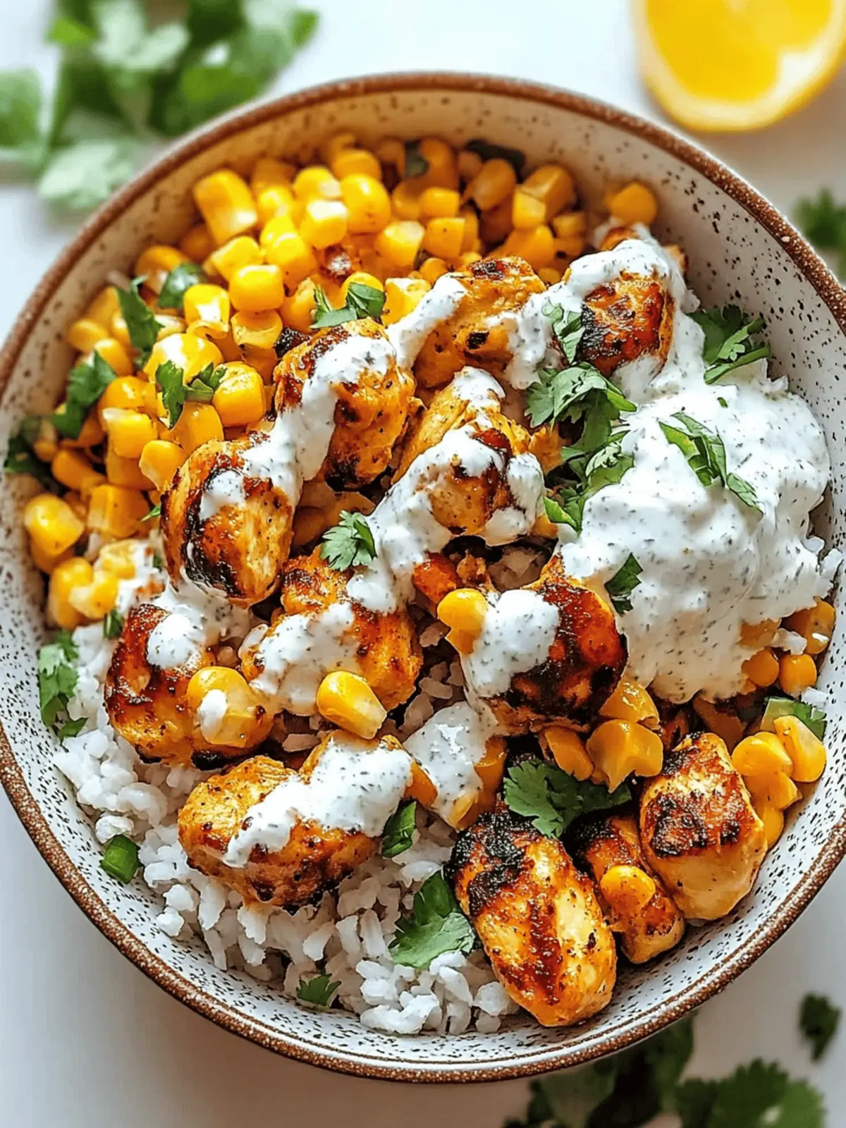 Amazing Street Corn Chicken Bowl for a Flavorful Summer Meal 3 Amazing Street Corn Chicken Bowl
