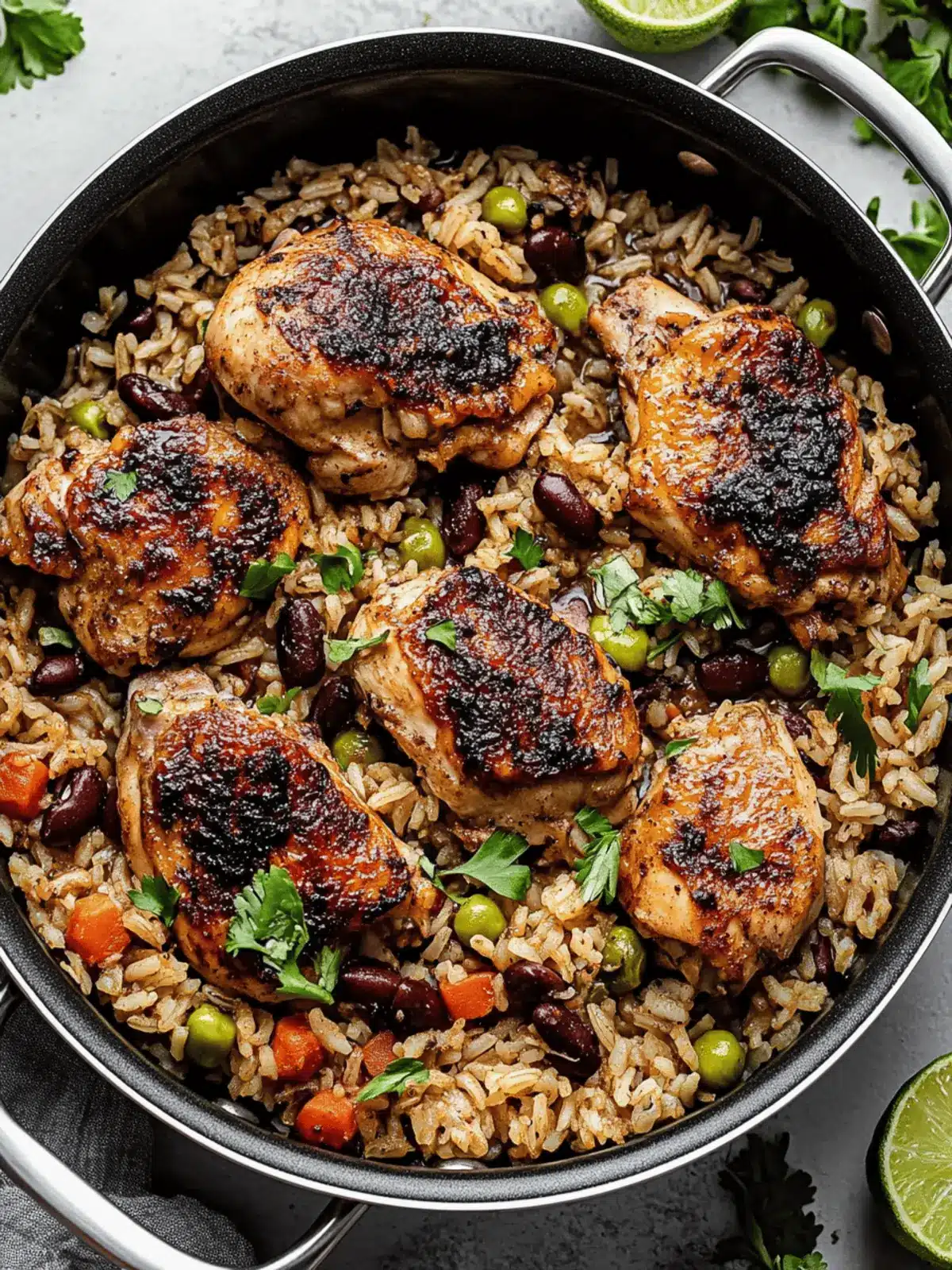 One-Pan Chicken with Rice and Beans for Cozy Family Nights 2 One-Pan Chicken with Rice and Beans