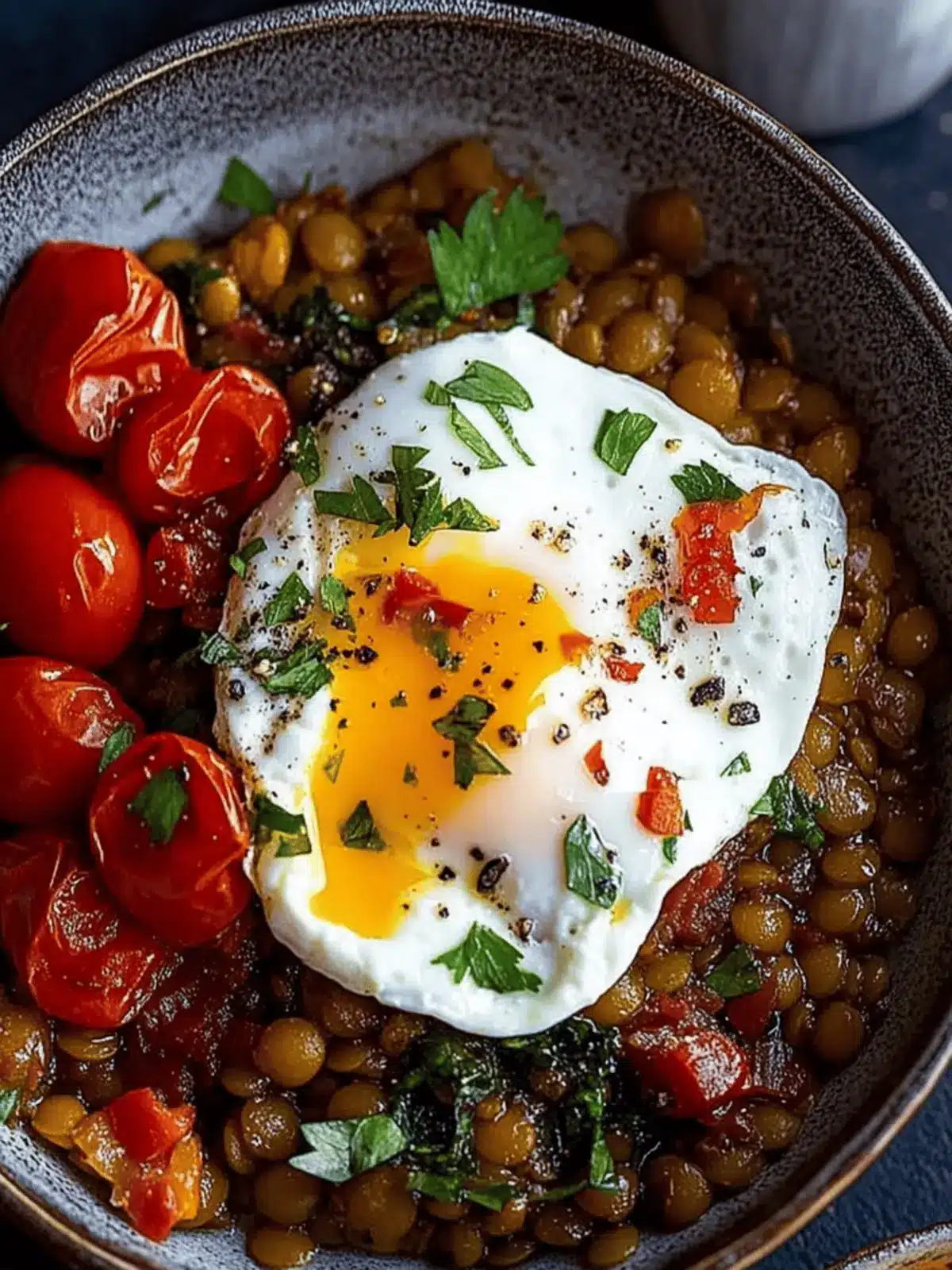 Mediterranean Braised Lentils With Poached Egg for Cozy Nights 4 Mediterranean Braised Lentils With Poached Egg