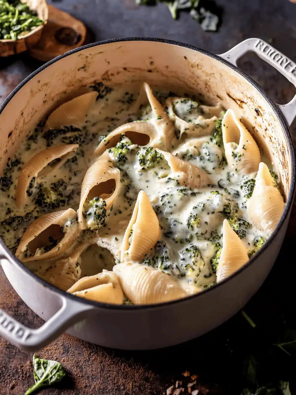 One Pot Spinach Broccoli Ricotta Stuffed Shells You’ll Love 5 One Pot Spinach Broccoli Ricotta Stuffed Shells