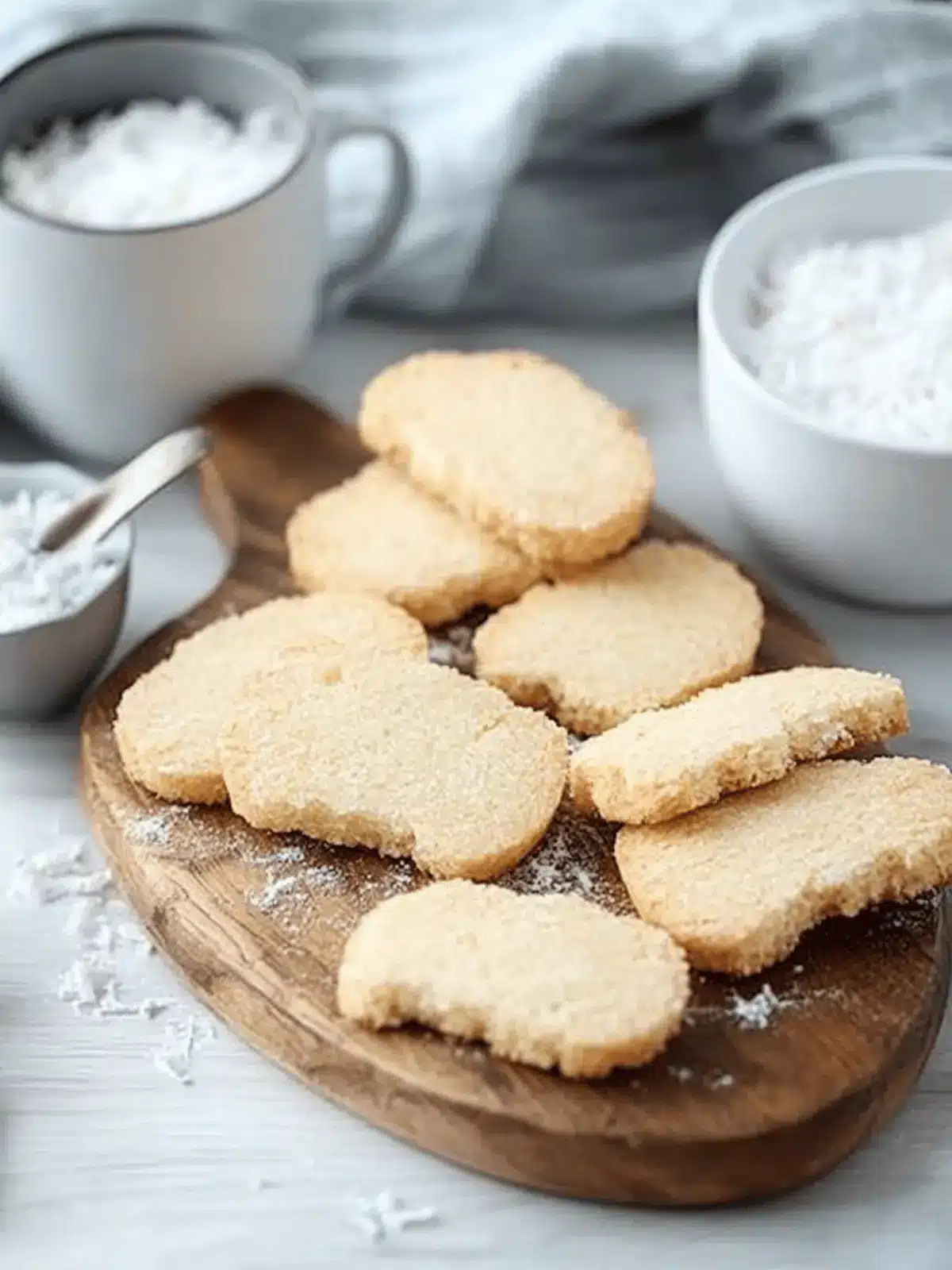 Slice & Bake Coconut Shortbread Cookies: Tropical Treats Made Easy 4 Slice & Bake Coconut Shortbread Cookies