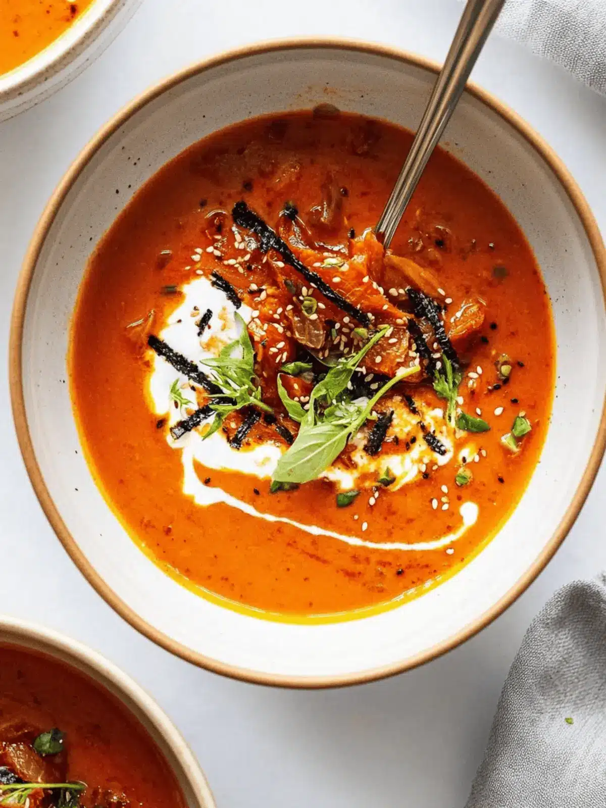Cozy Up with Caramelized Gochujang Tomato Soup Magic 4 Caramelized Gochujang Tomato Soup