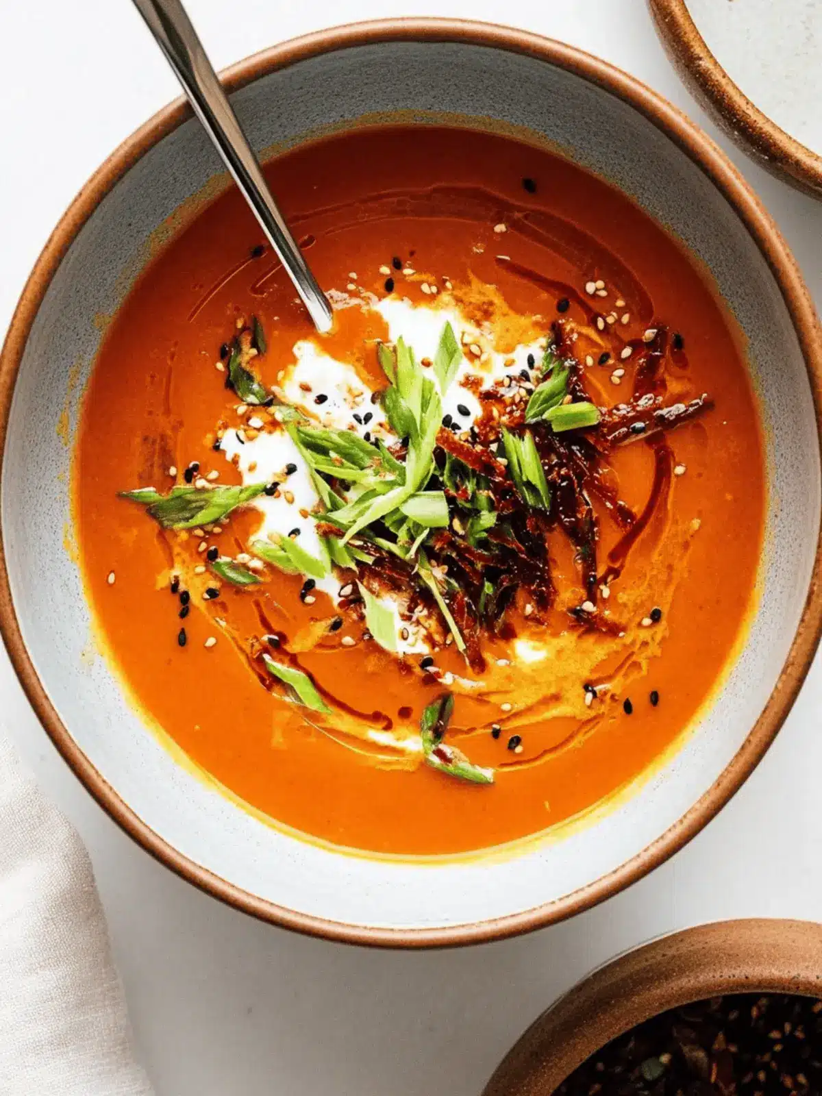 Cozy Up with Caramelized Gochujang Tomato Soup Magic 3 Caramelized Gochujang Tomato Soup
