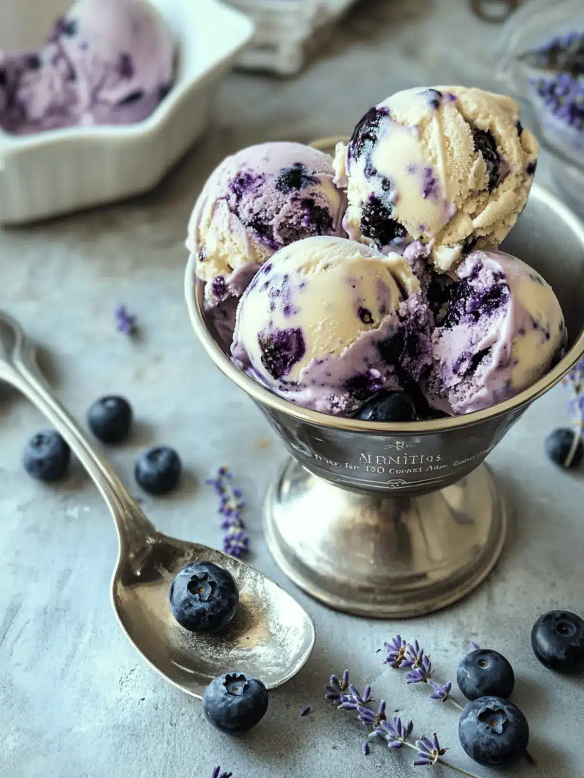 Earl Grey Blueberry Lavender Swirl Ice Cream Bliss at Home 3 Earl Grey Blueberry Lavender Swirl Ice Cream