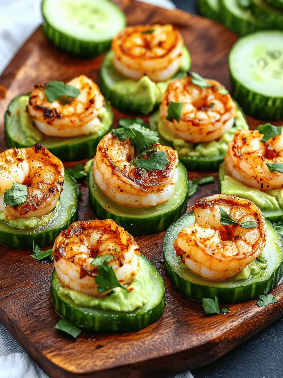 Zesty Blackened Shrimp Avocado Cucumber Bites You'll Love 5 Blackened Shrimp Avocado Cucumber Bites