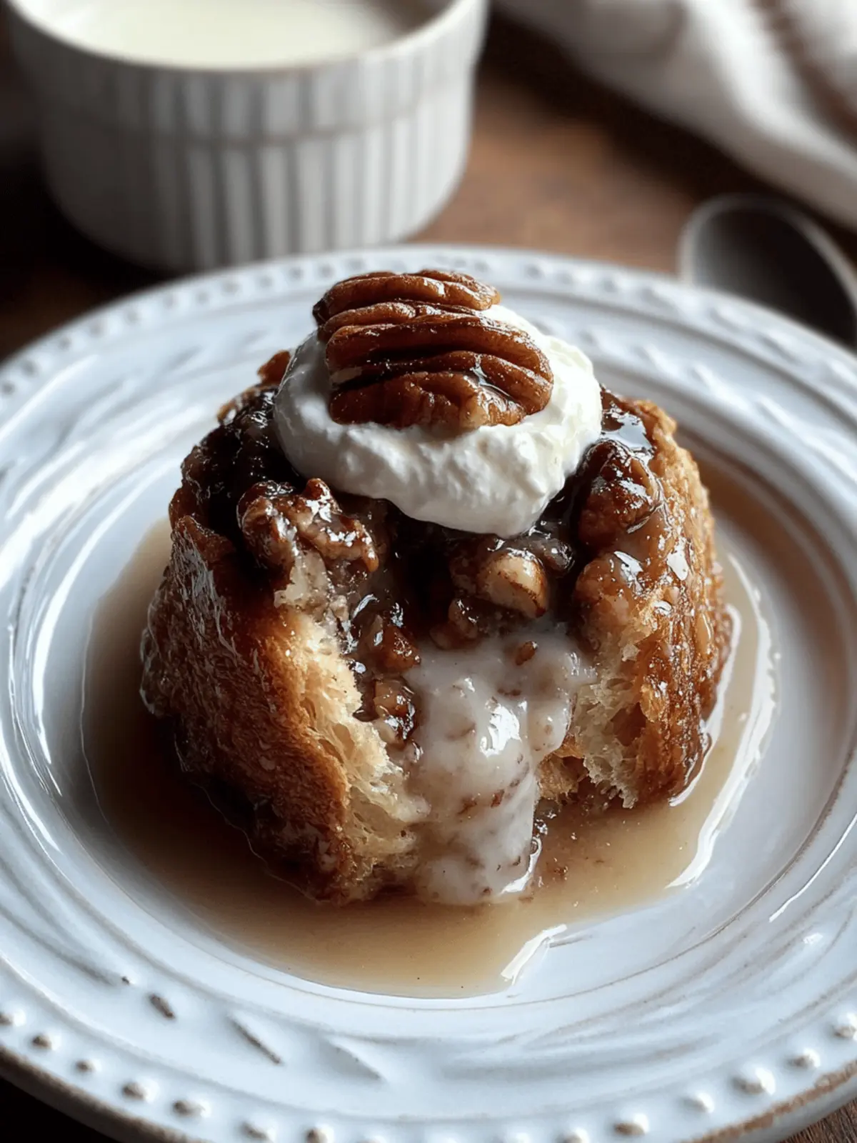 Toasted Pecan Croissant Bread Puddings: A Cozy Date Night Treat 2 Toasted Pecan Croissant Bread Puddings