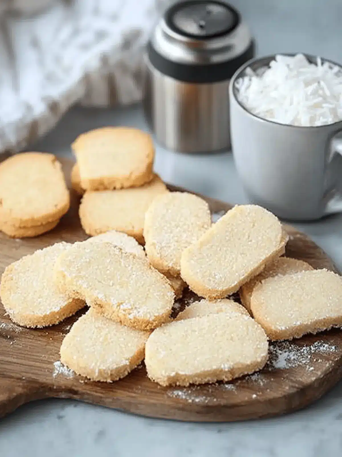 Slice & Bake Coconut Shortbread Cookies: Tropical Treats Made Easy 3 Slice & Bake Coconut Shortbread Cookies