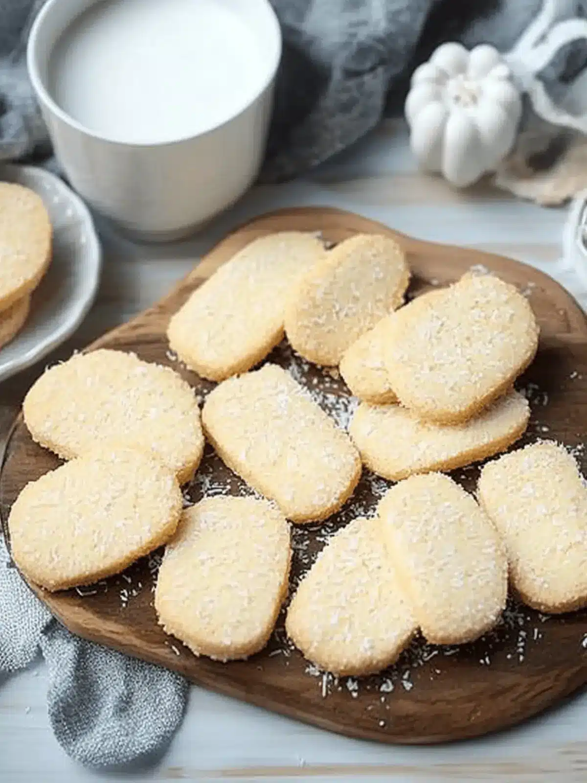 Slice & Bake Coconut Shortbread Cookies: Tropical Treats Made Easy 2 Slice & Bake Coconut Shortbread Cookies