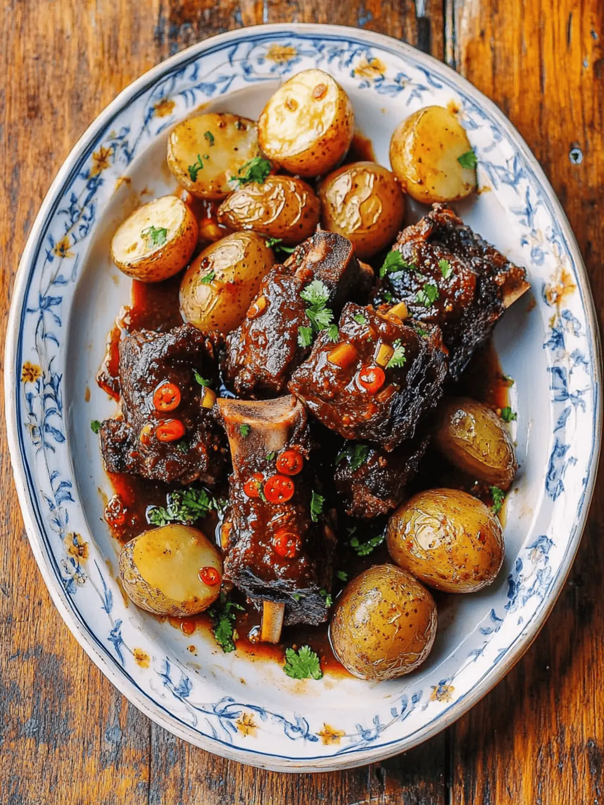 Savory Asian Braised Short Ribs with Zesty Chili Lime Potatoes 3 Asian Braised Short Ribs with Chili Lime Potatoes