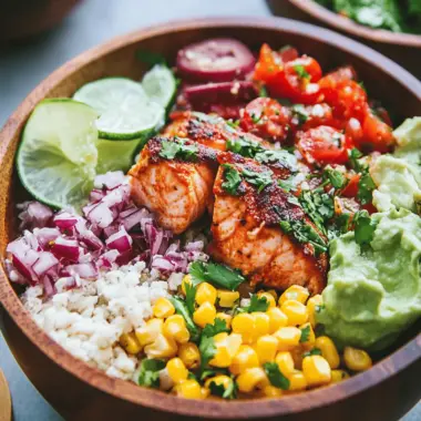 Zesty Roasted Salmon Burrito Bowl for Fresh Flavor Delight 10 Roasted Salmon Burrito Bowl