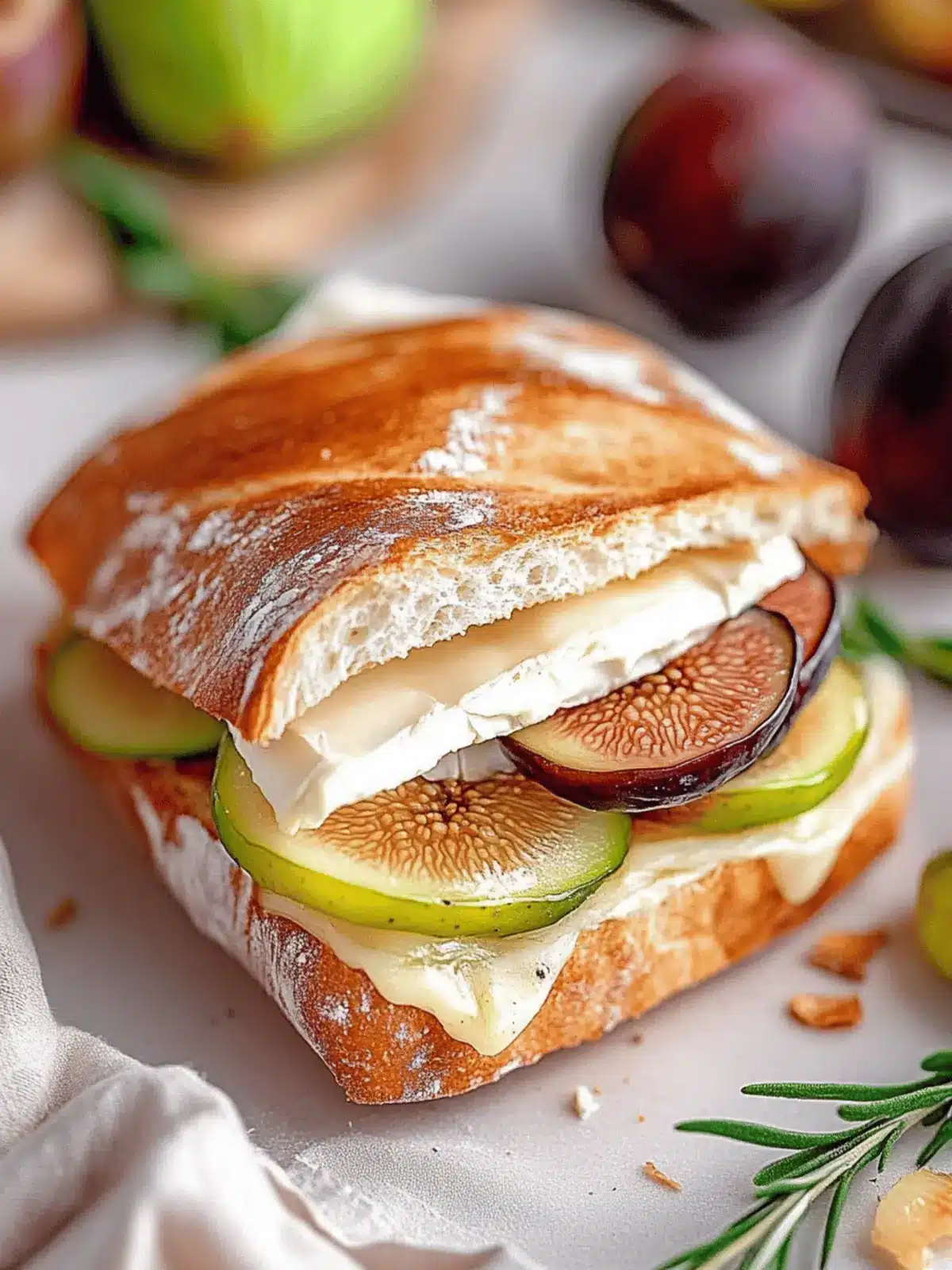 Gourmet Brie Fig Jam Sandwich: Your New Favorite Quick Lunch 3 Gourmet Brie Fig Jam Sandwich