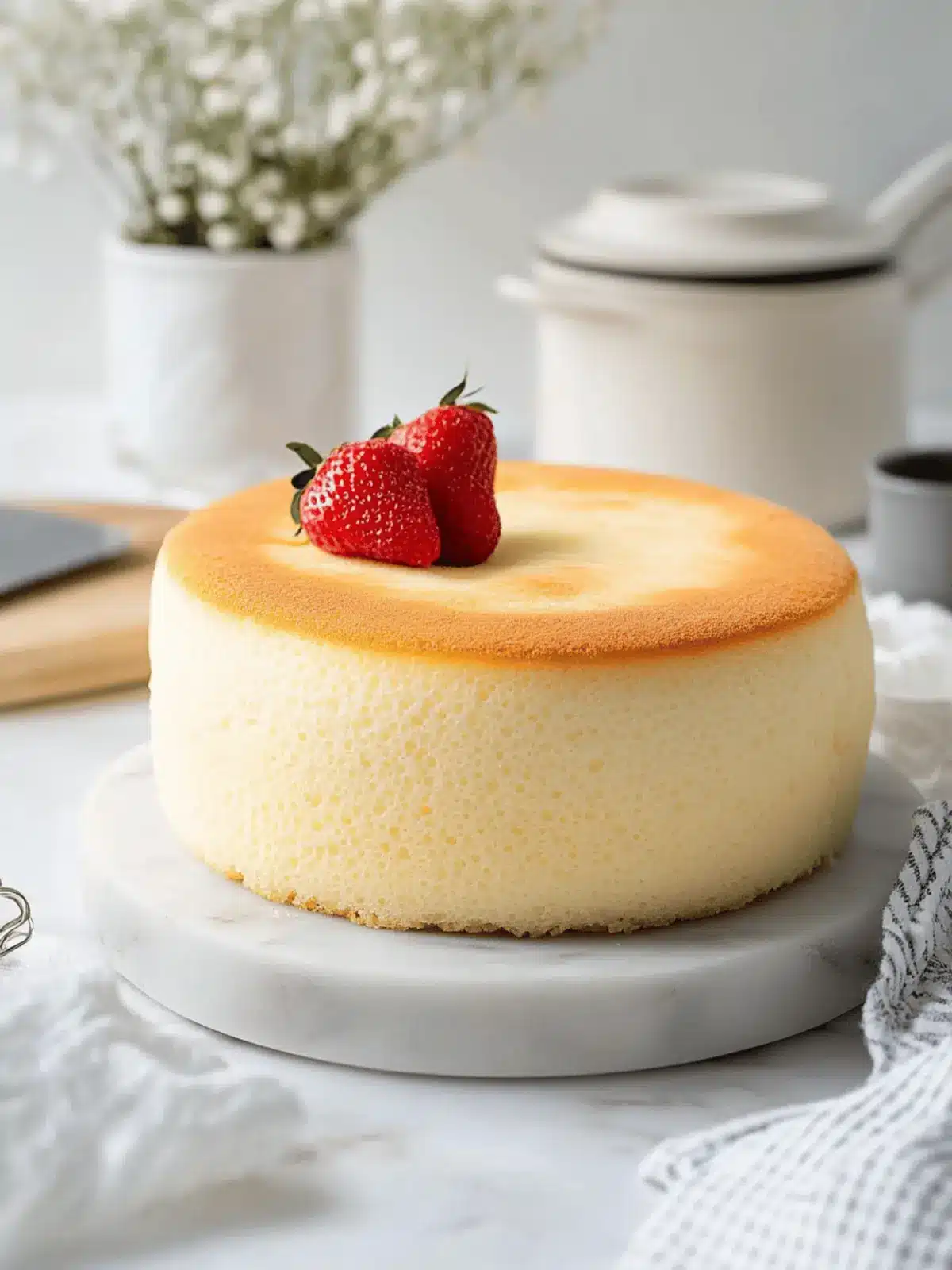 Fluffy Japanese Cotton Cheesecake That Melts in Your Mouth 4 Japanese Cotton Cheesecake
