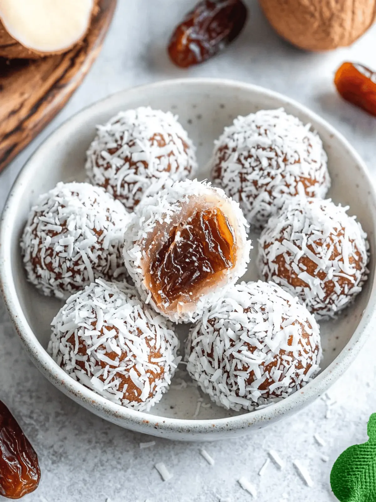 3 Ingredient Coconut Date Rolls: A Quick, Guilt-Free Delight 3 3 Ingredient Coconut Date Rolls