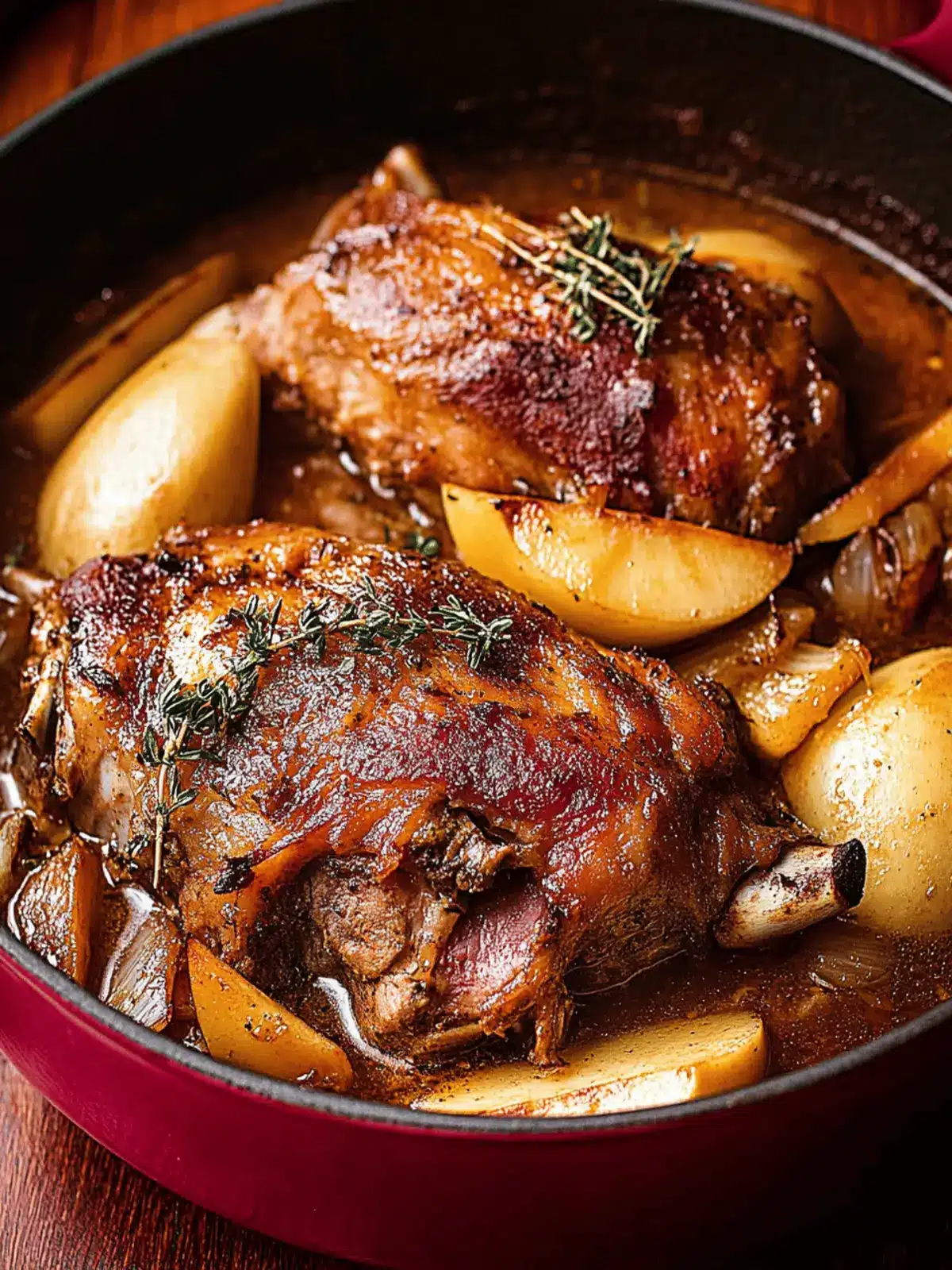 Hearty Apple Cider Braised Pork Shoulder for Cozy Meals 5 Apple Cider Braised Pork Shoulder