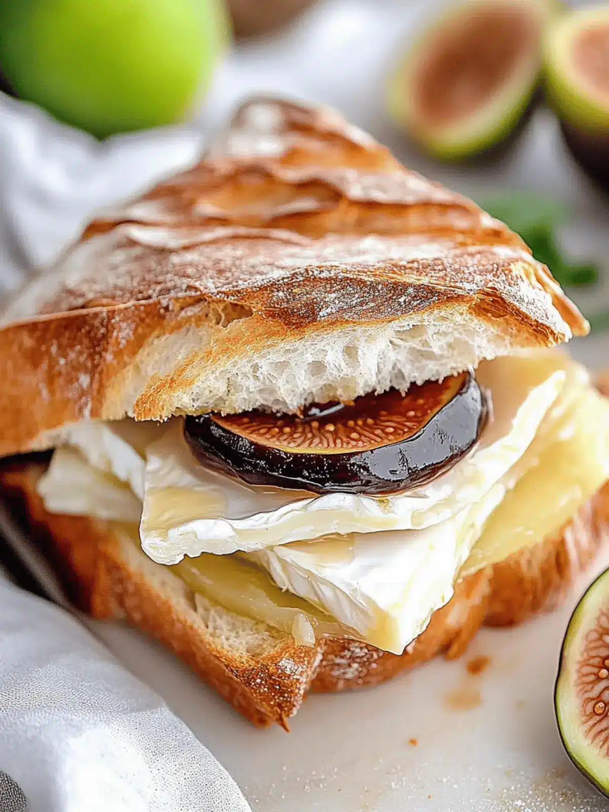 Gourmet Brie Fig Jam Sandwich: Your New Favorite Quick Lunch 4 Gourmet Brie Fig Jam Sandwich