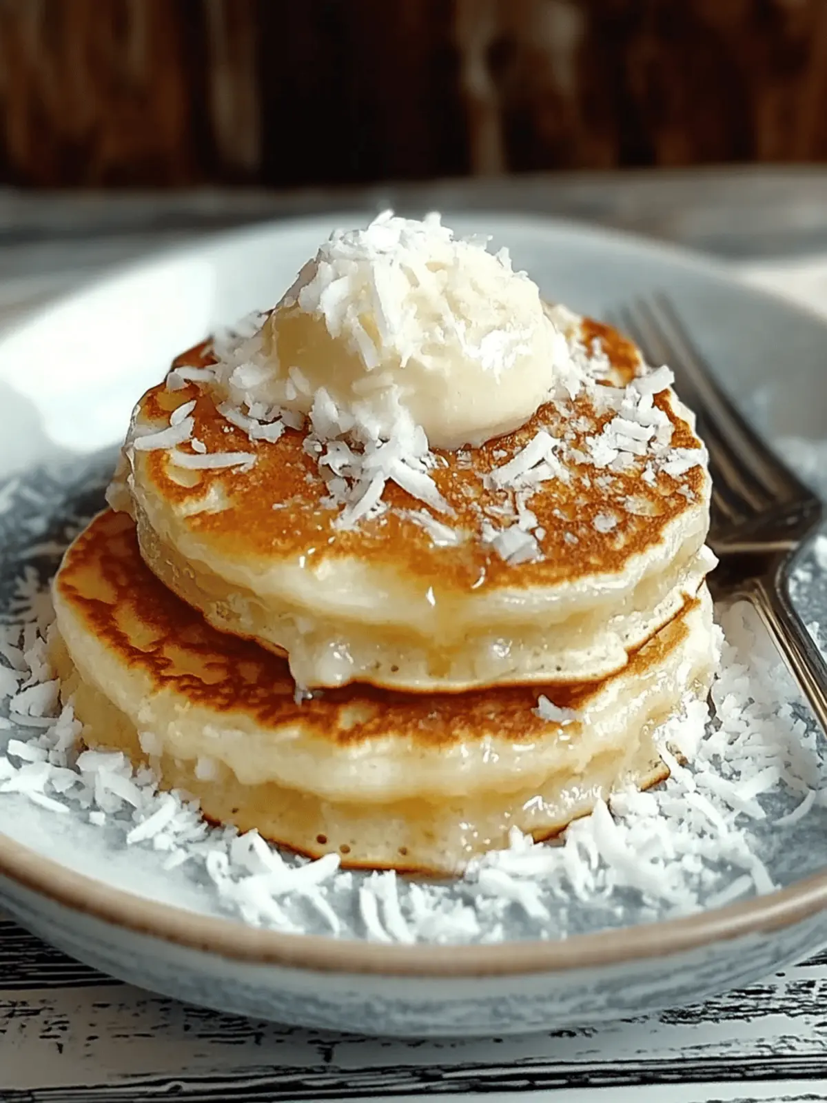 Tropical Coconut Cream Pancakes for a Fluffy Morning Delight 3 Coconut Cream Pancakes