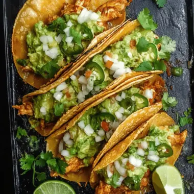 Crispy Poblano Chicken Tacos with Avocado-Jalapeño Salsa Bliss 10 Crispy Poblano Chicken Tacos with Avocado-Jalapeño Salsa