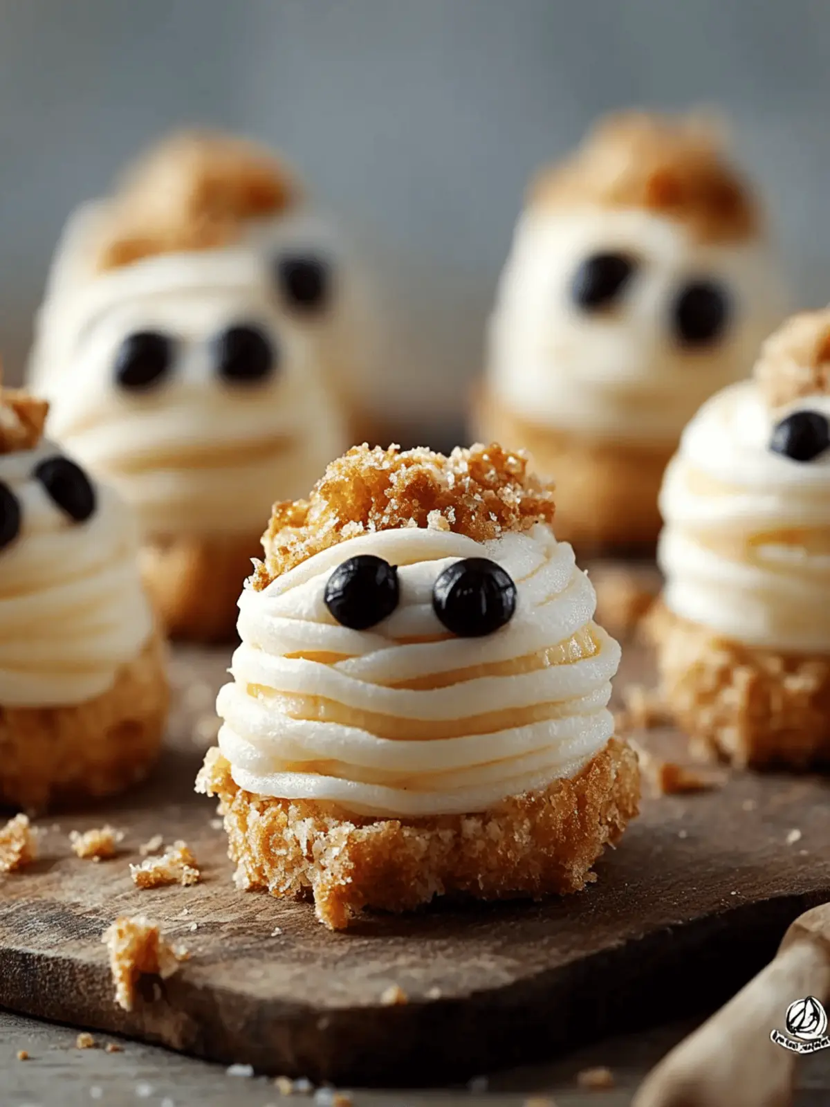 Mummy Wrapped Cheesecake Bites: A Spooktacular Treat! 3 Mummy Wrapped Cheesecake Bites