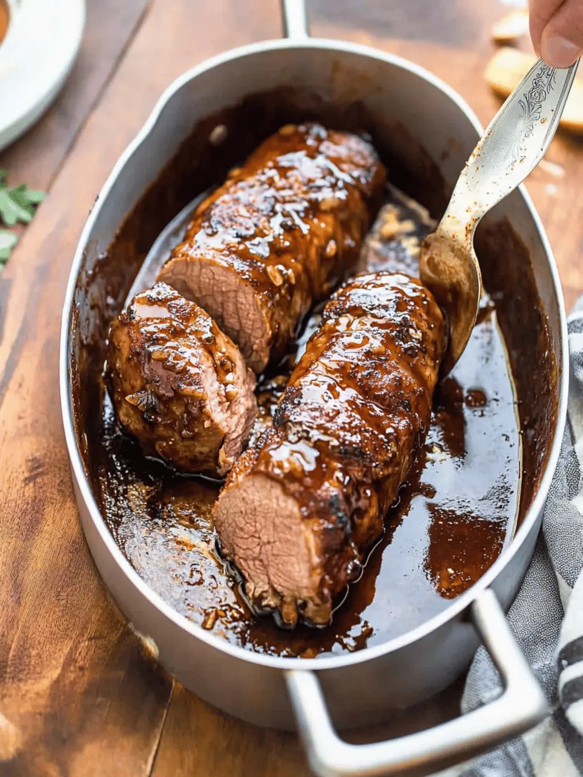 Maple Balsamic Pork Tenderloin in 25 Minutes or Less-image