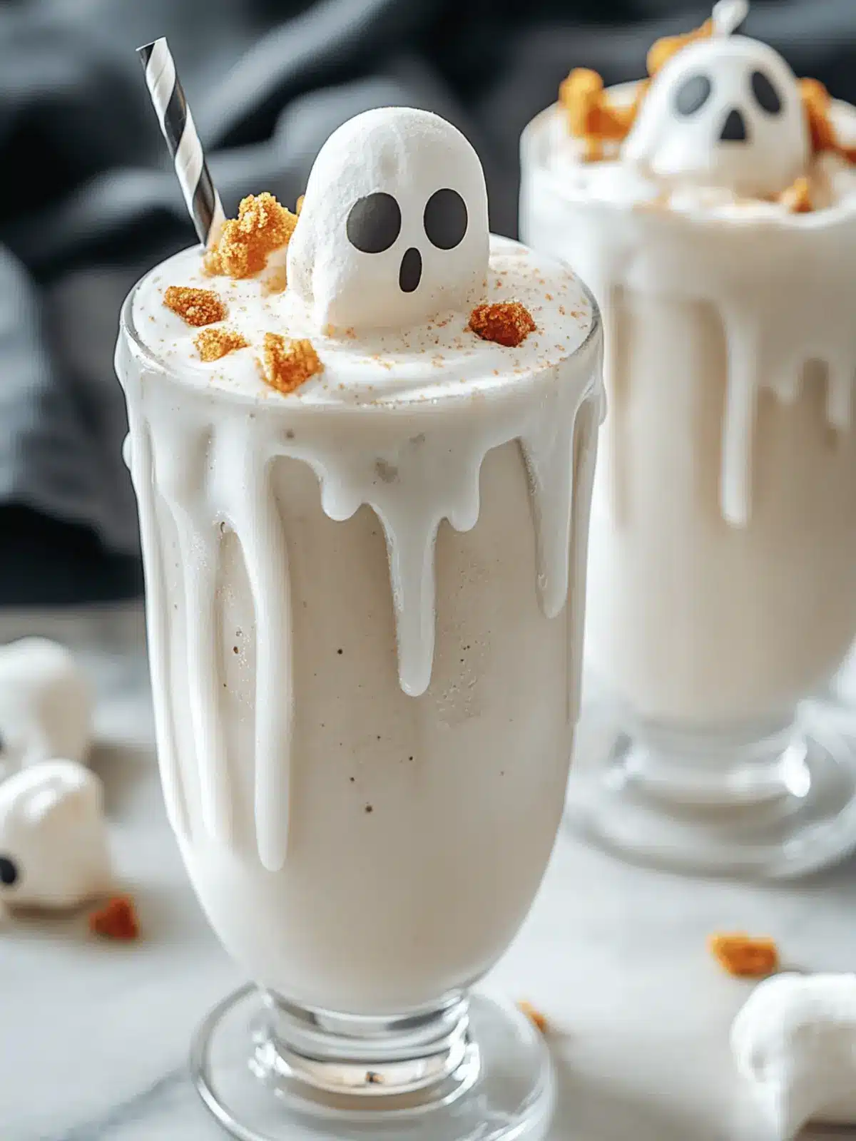 Indulge in a Drunken Ghost Milkshake: Spooky Sweet Treat! 2 Drunken Ghost Milkshake