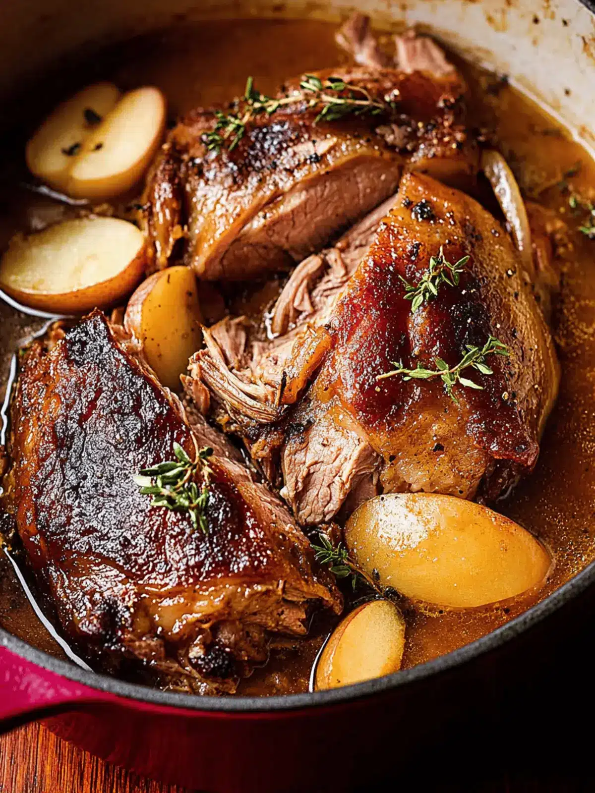 Hearty Apple Cider Braised Pork Shoulder for Cozy Meals 3 Apple Cider Braised Pork Shoulder
