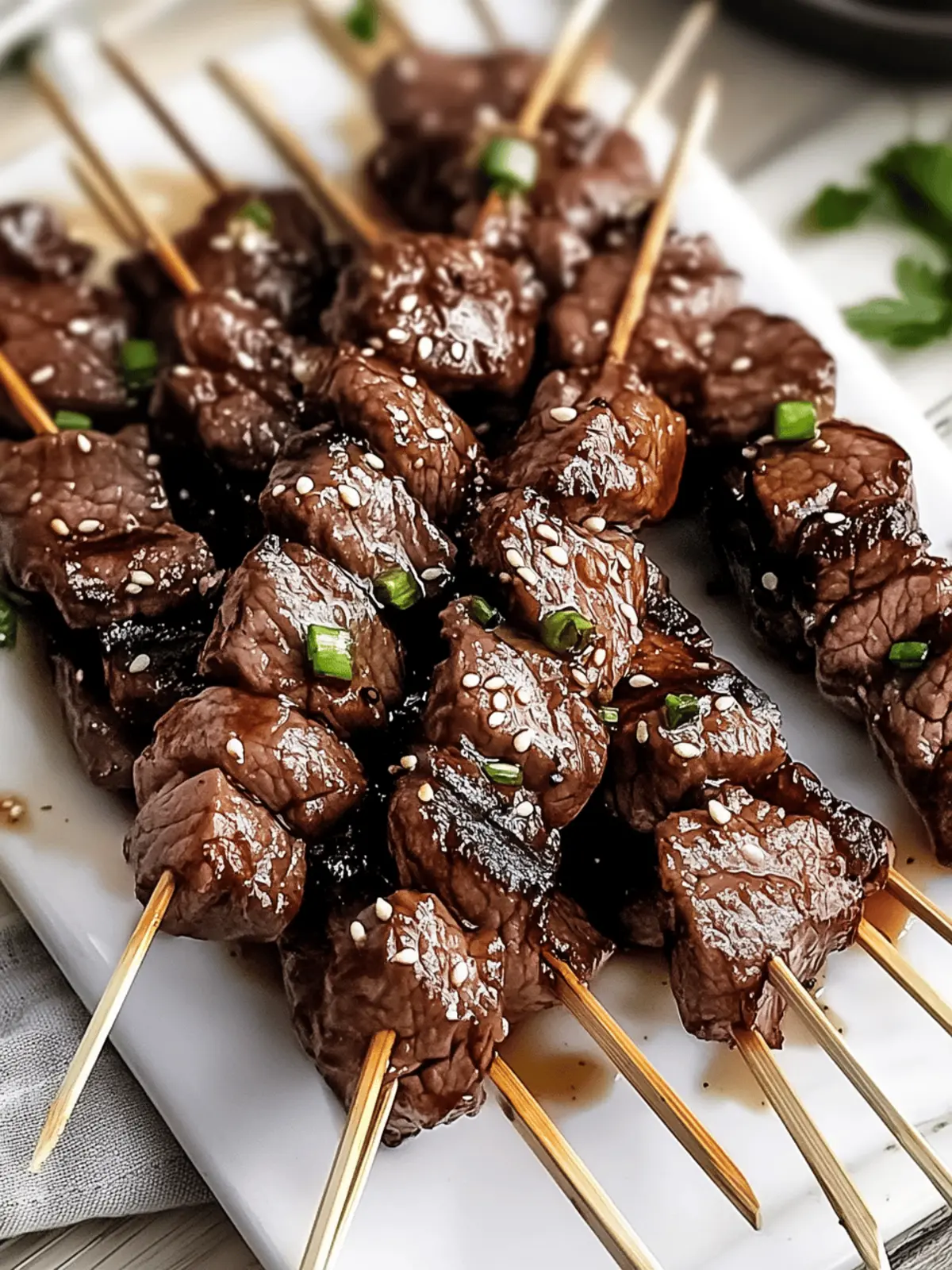 Easy Sweet Teriyaki Beef Skewers for Flavor-Packed BBQ fun 5 Easy Sweet Teriyaki Beef Skewers