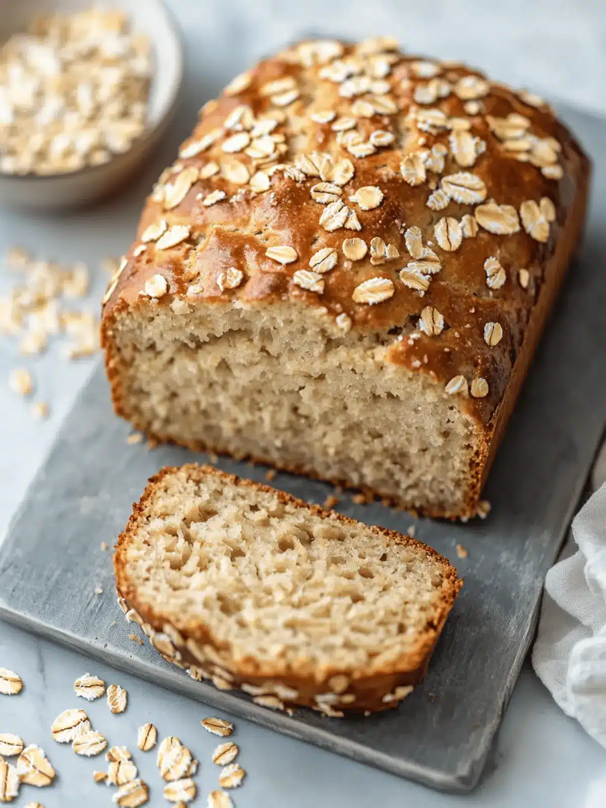 Deliciously Easy Greek Yogurt Oat Bread for Healthy Mornings 2 Greek Yogurt Oat Bread
