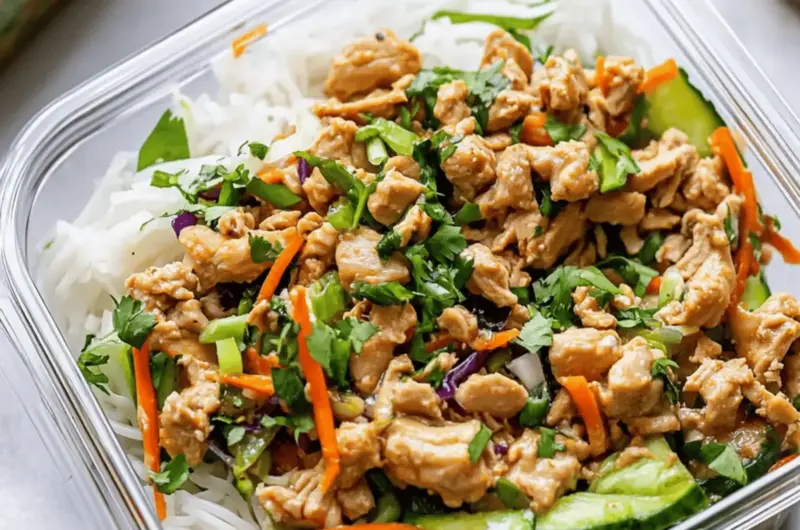Chicken Egg Roll Bowl