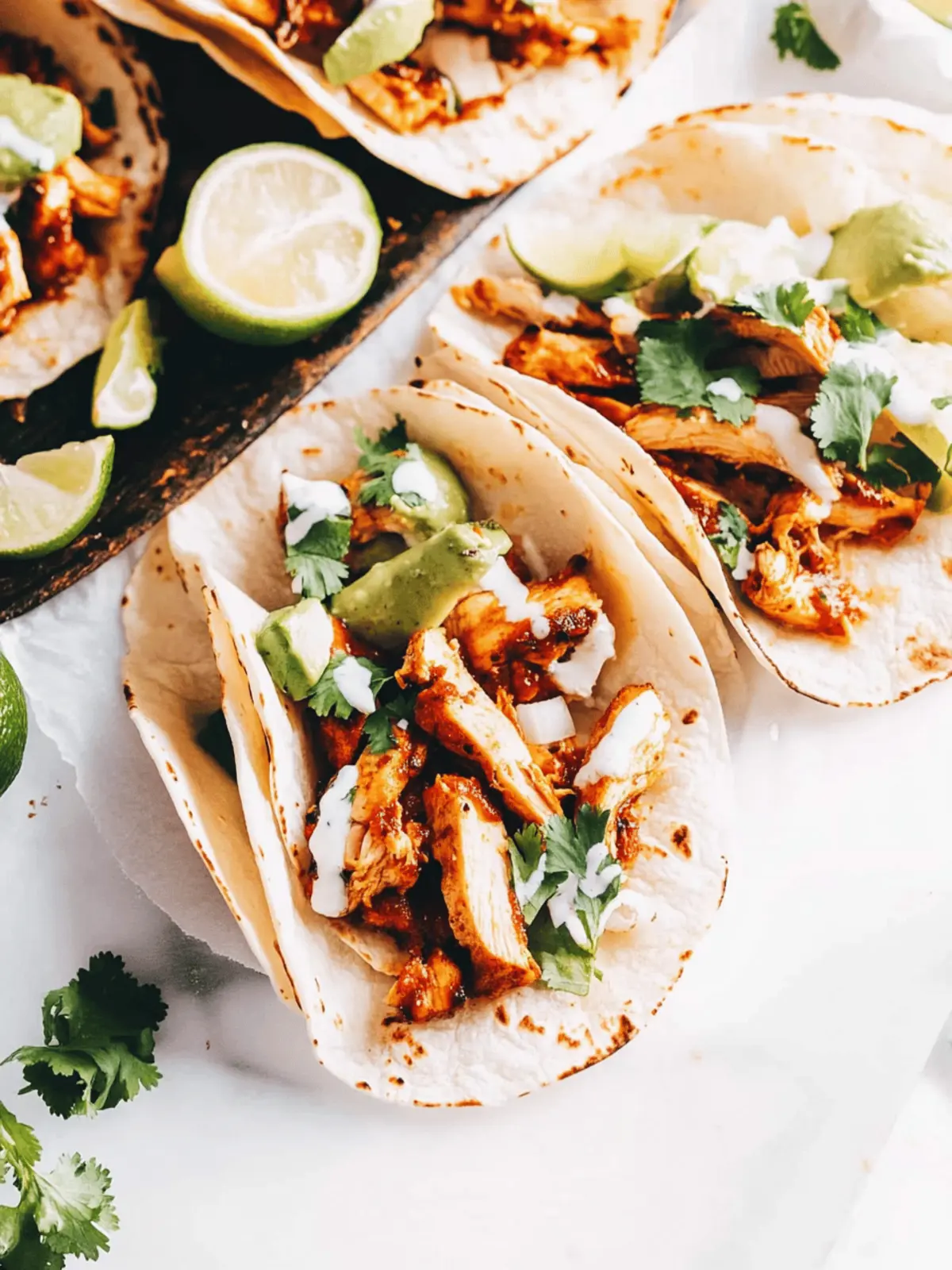 Authentic Mexican Chicken Street Tacos Ready in 30 Minutes 3 Authentic Mexican Chicken Street Tacos