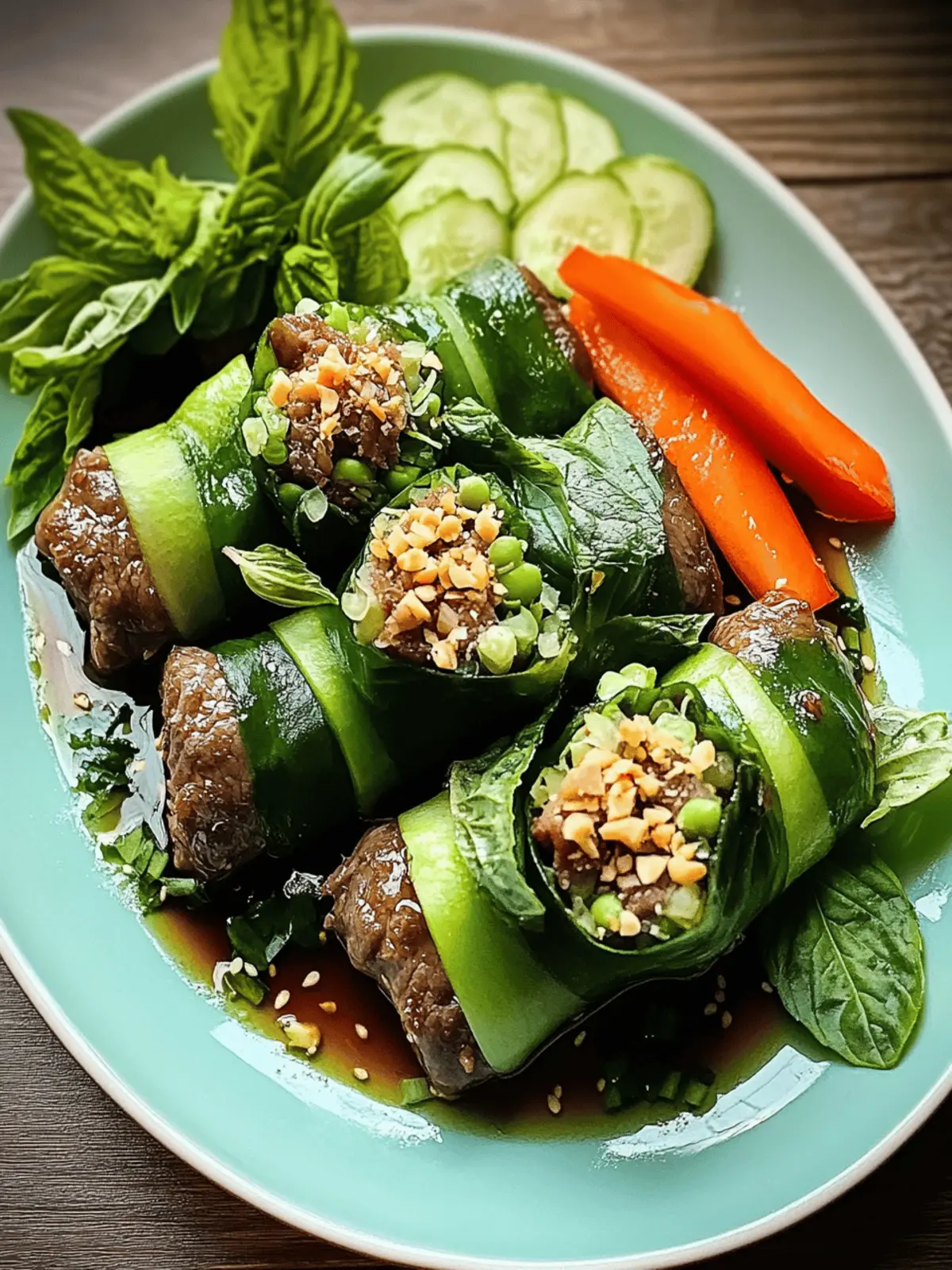Savory Thai Basil Beef Rolls: A Quick and Tasty Delight 3 Thai Basil Beef Rolls