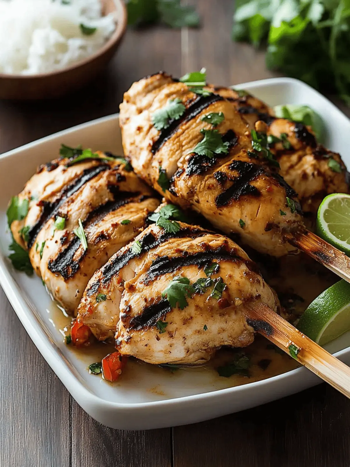 Savory Thai Coconut Grilled Chicken for Unforgettable Flavor 3 Thai Coconut Grilled Chicken
