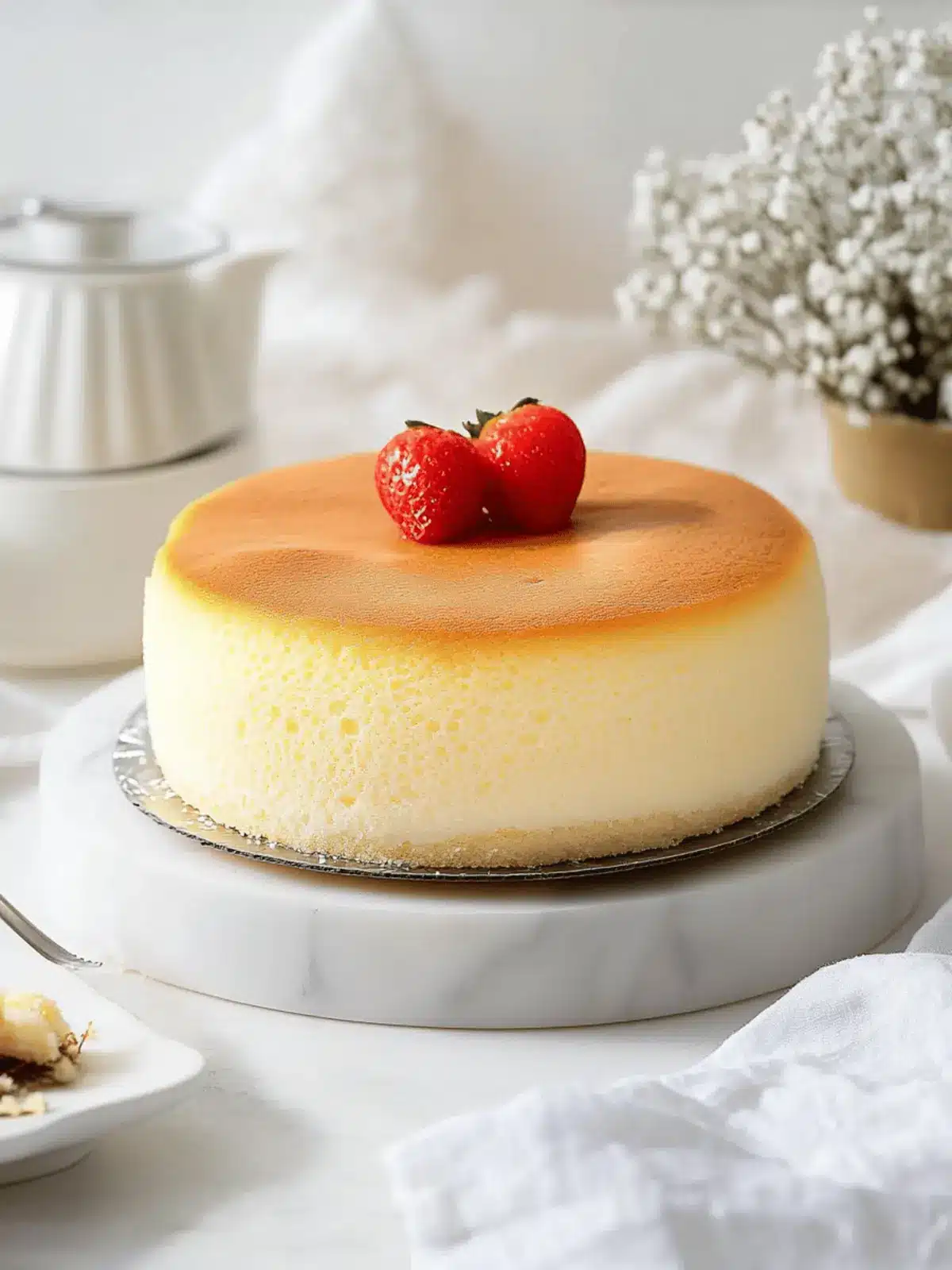Fluffy Japanese Cotton Cheesecake That Melts in Your Mouth 2 Japanese Cotton Cheesecake