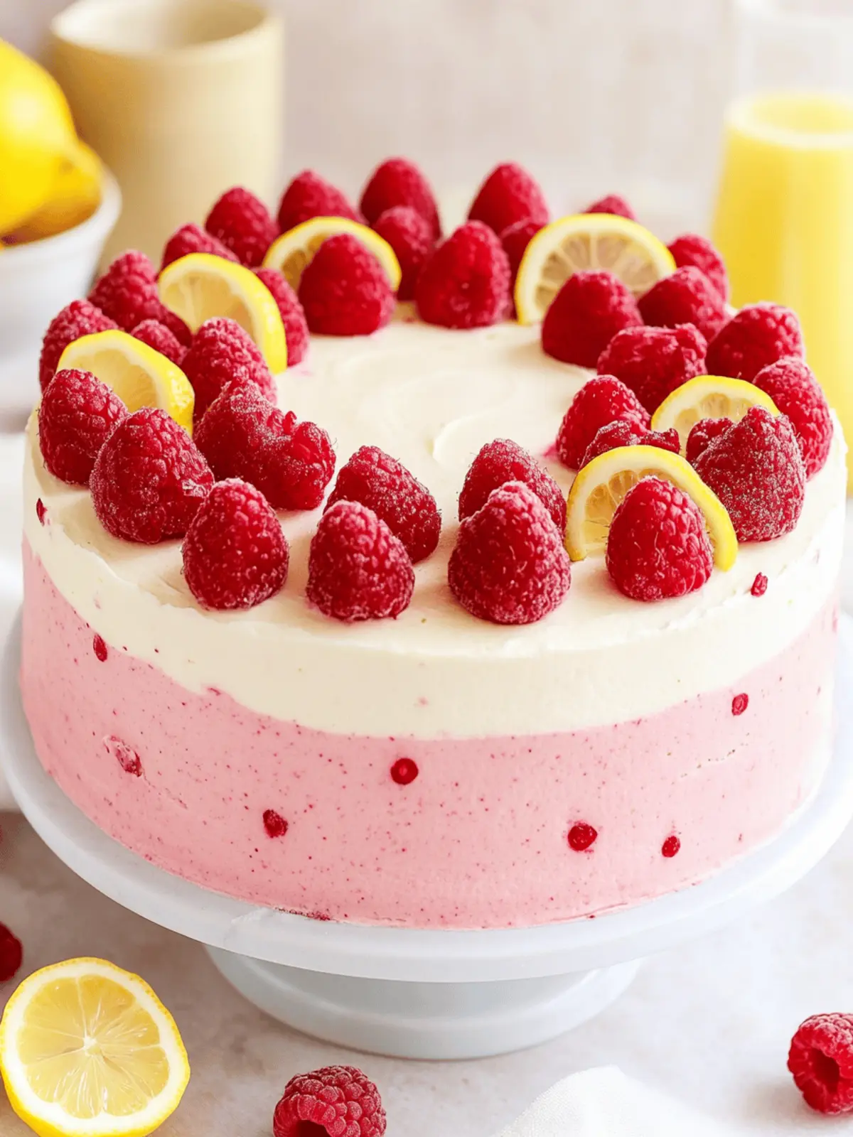 Zesty Lemon Raspberry Cake: A Sweet Springtime Delight 5 Zesty Lemon Raspberry Cake