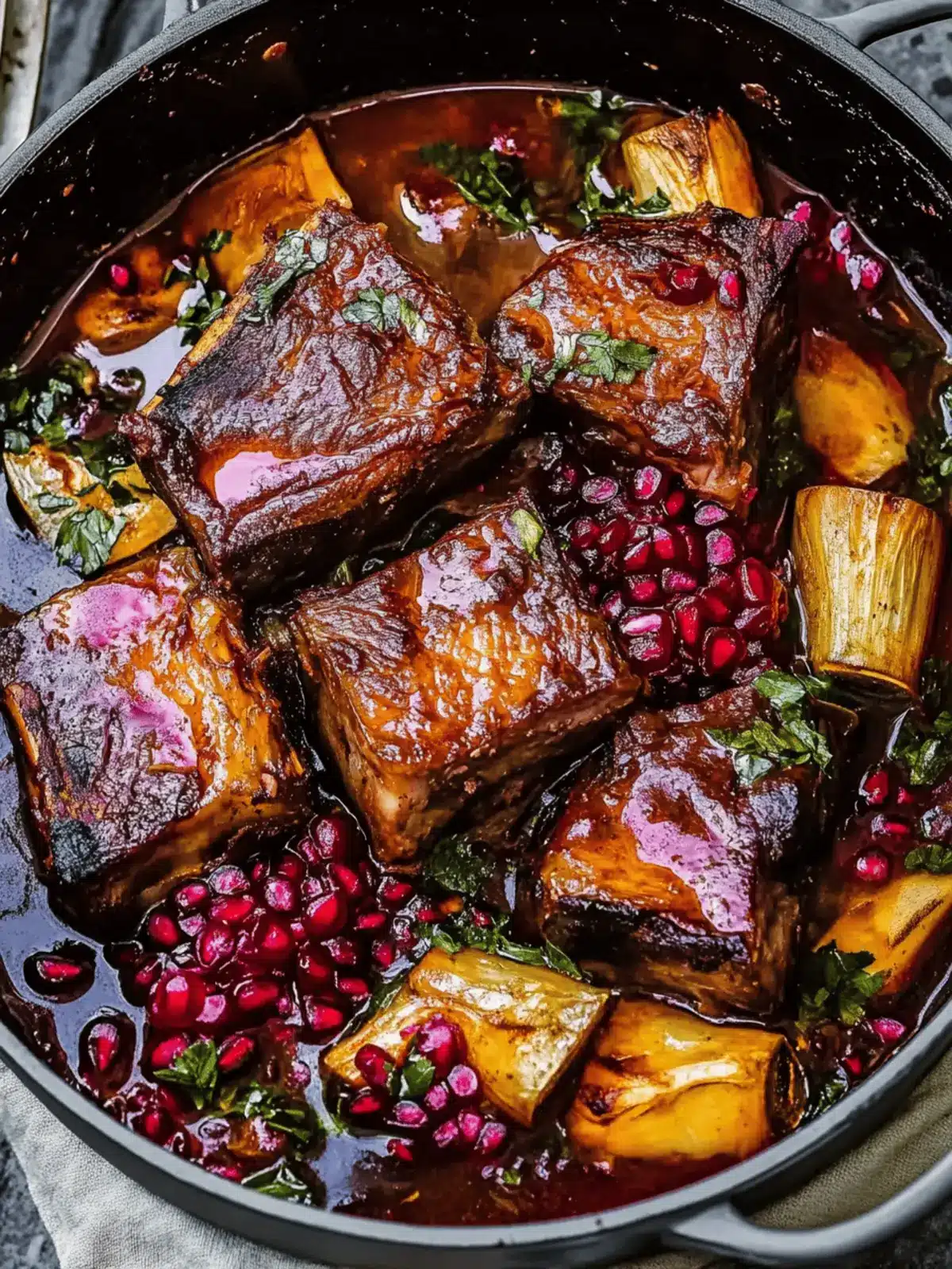 Savor Red Wine & Pomegranate Short Ribs for Cozy Winter Nights 3 Red Wine & Pomegranate Short Ribs