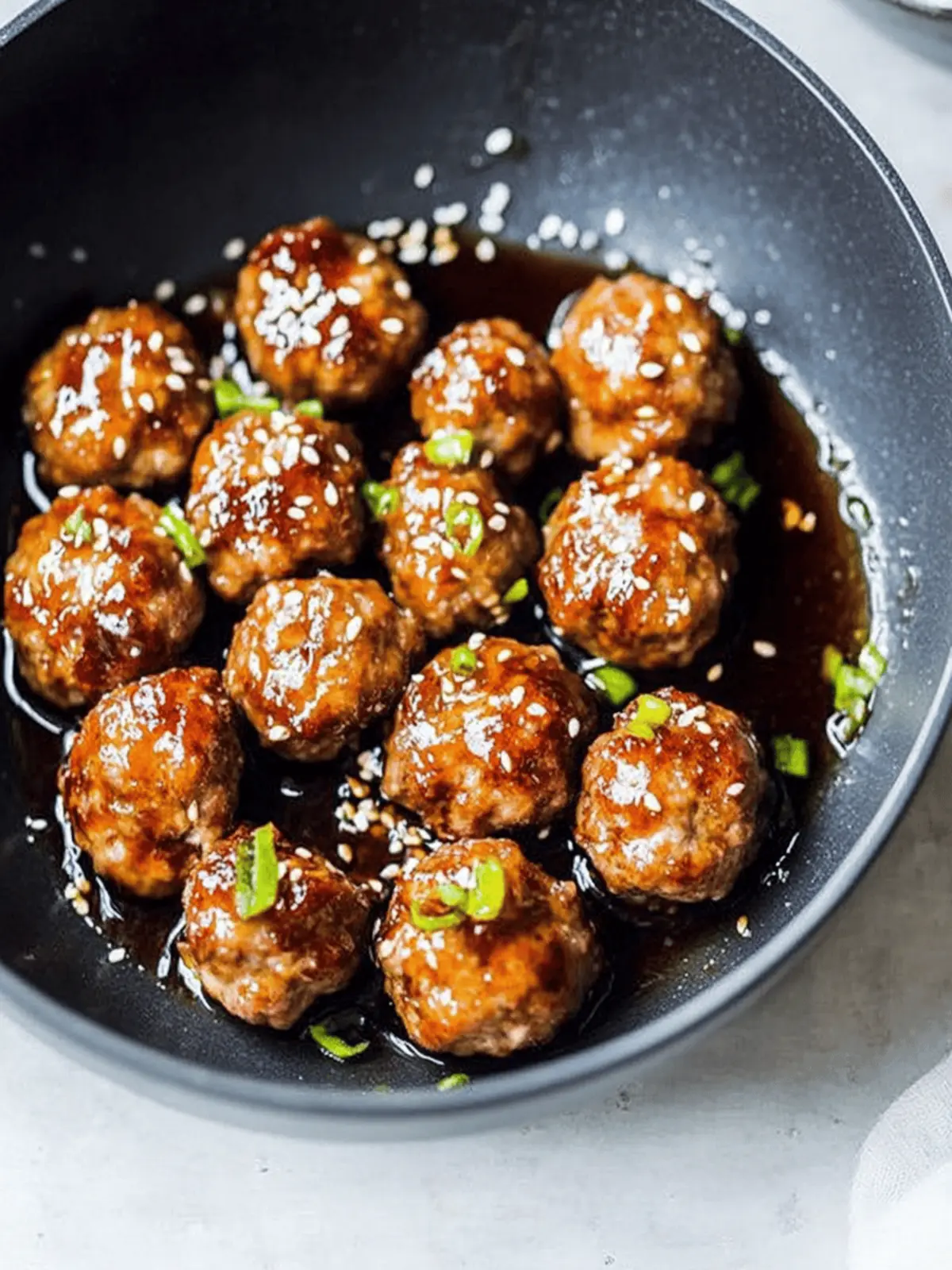 Savory Teriyaki Pork Meatballs for a Dinner Win 5 Teriyaki Pork Meatballs