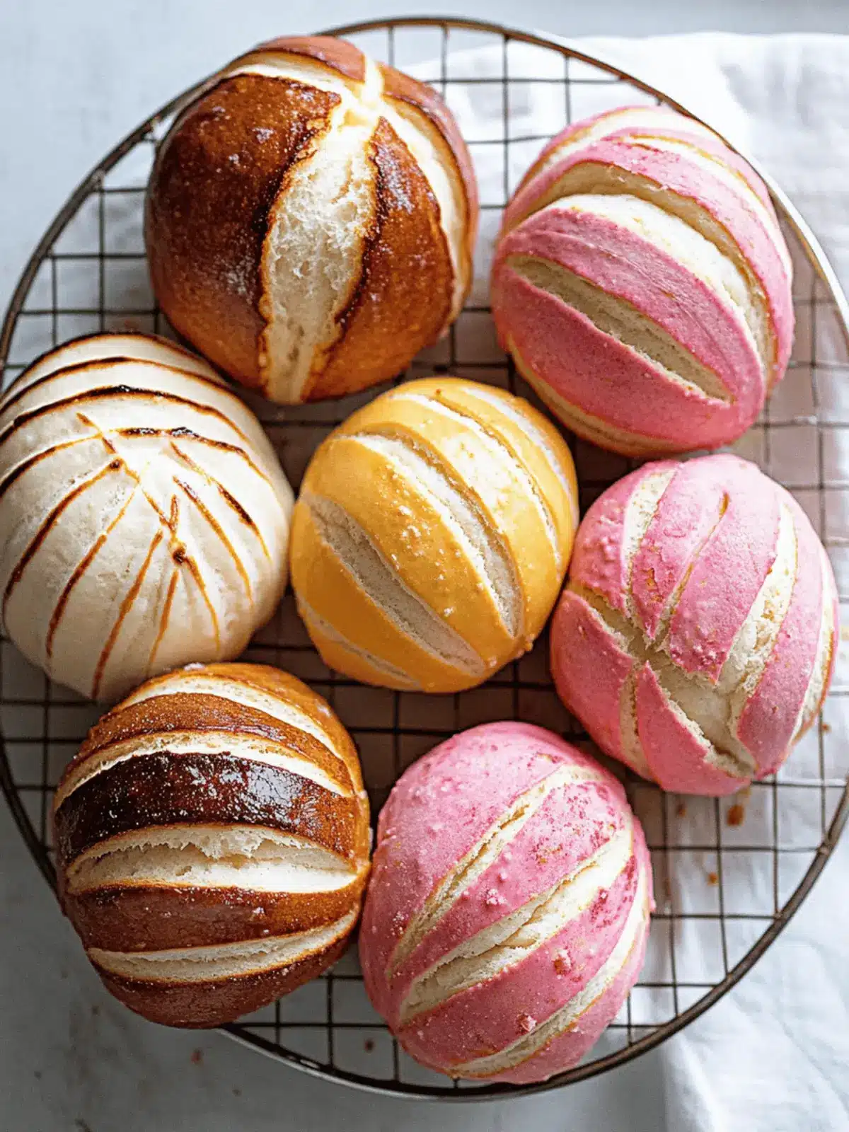 Fluffy Conchas Bread: A Sweet Mexican Delight Awaits 4 Conchas Bread
