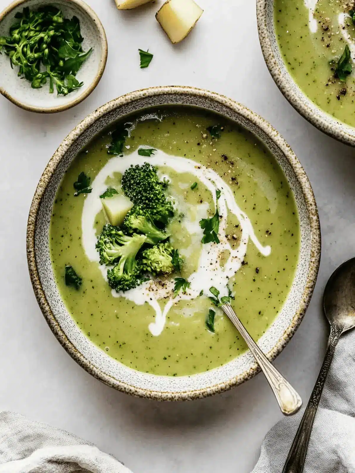 Creamy Broccoli and Potato Soup That's Healthy and Vegan 5 Broccoli And Potato Soup