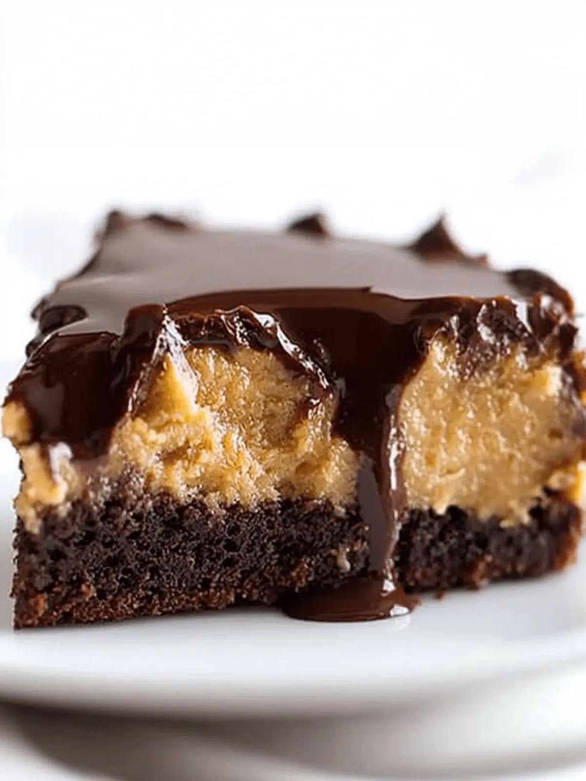 Indulge in Chocolate Peanut Butter Ooey Gooey Cake Delight 3 Chocolate Peanut Butter Ooey Gooey Cake