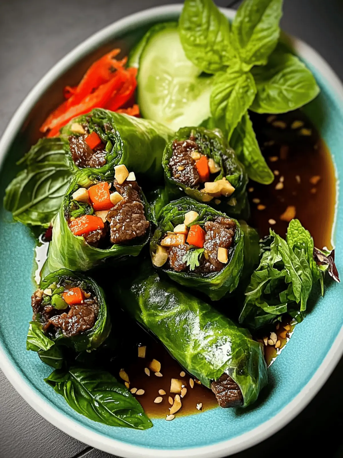 Savory Thai Basil Beef Rolls: A Quick and Tasty Delight 2 Thai Basil Beef Rolls