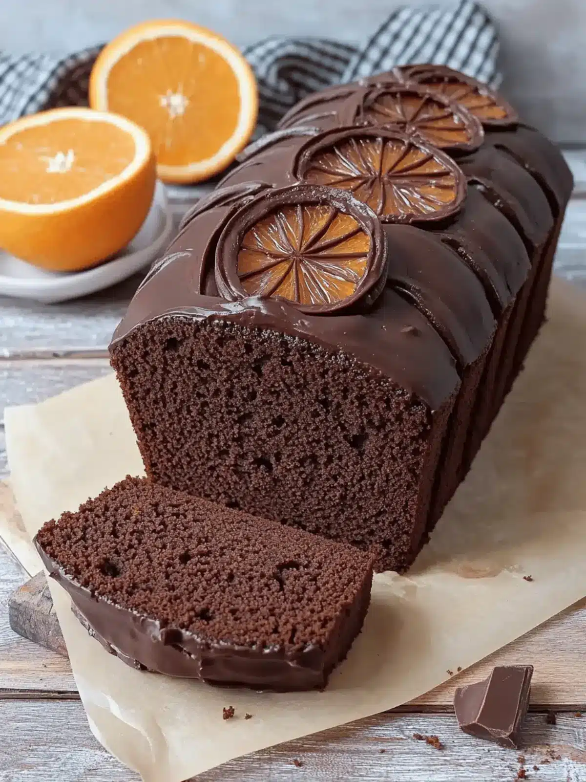 Irresistible Chocolate Orange Loaf Cake That Melts in Your Mouth 3 Chocolate Orange Loaf Cake